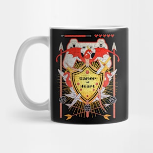 Gamer at Heart Vintage Design Mug